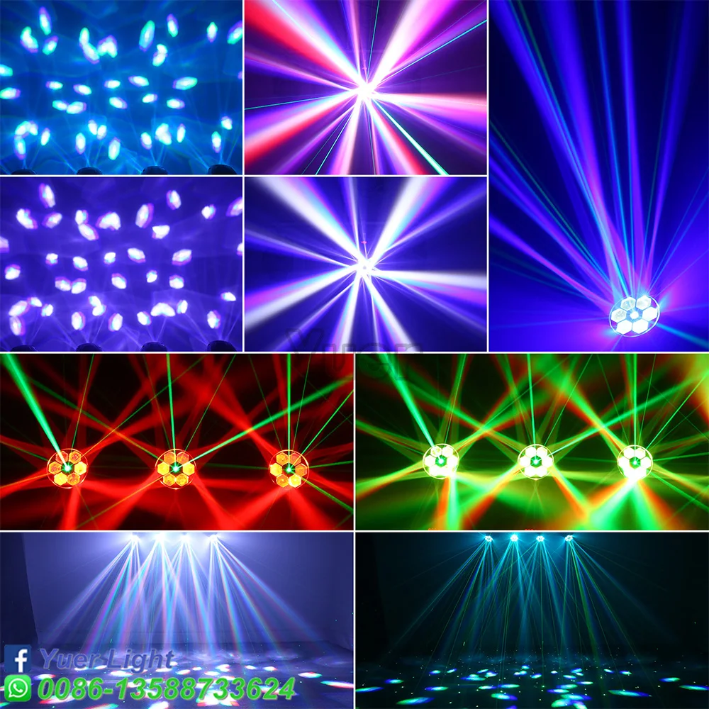 LED 6x12 W RGBW Пчелен Очи движещ Се Главоболие Лъч Лазер RG Вечерни Сценичното Осветление Проектор Сватбени Декорации и Дискотека с Dj на Живо Лампа Шоу