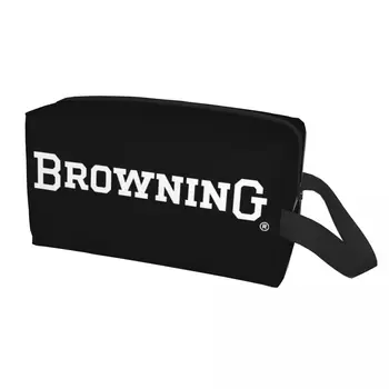 Скъпа чанта за Тоалетни принадлежности, Browning, Женски Козметични Органайзер за съхранение на Козметика, Комплект за съхранение на козметиката