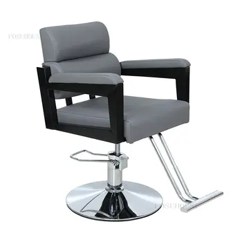Модерни и модерен Фризьорски стол, удобен паркинг, Фризьорски салон, Специални столове за коса, подемни и въртящо коса стол Z