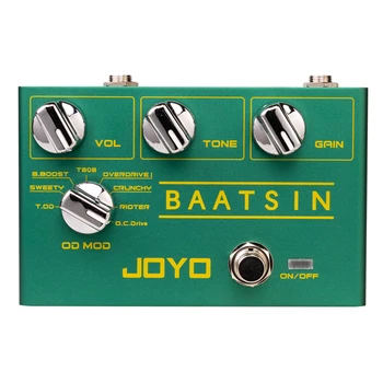 JOYO R-11 BAATSIN Класически педал нарушаване Overdrive С 8 педали ефекти на нарушаване на OD/DS за ефект на електрическа китара