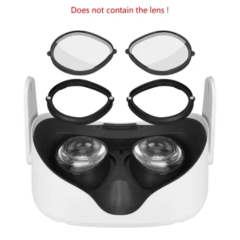 за Oculus Quest 2 VR, магнитни рамки за очила, быстроразъемный скоба, Защита на лещата за очила за виртуална реалност (без обектив)