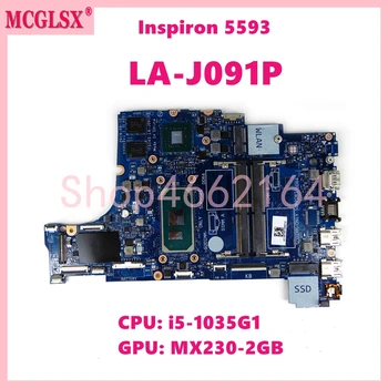 FDI45 LA-J091P с процесор i5-1035G1 MX230-2GB GPU дънната Платка За DELL Inspiron 3493 3593 5493 5593 дънна Платка на лаптоп CN: 035VMP