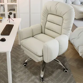 Кавайный Бял Компютърна маса Индивидуално Луксозно Кресло ръководител Gamer Cadeira Мебели за Офиси Eiffel