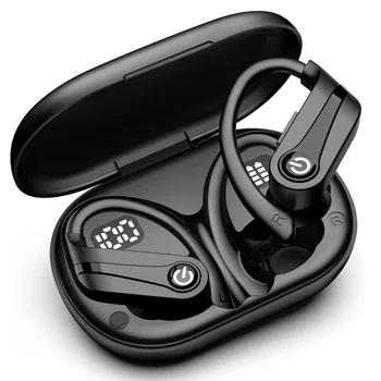 TWS Спортни Слушалки Bluetooth 5.3 HIFI Bass Безжични Слушалки С Led Дисплей Слушалки Хендсфри С Шумопотискане Водоустойчив Слушалки