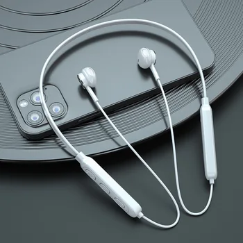 Слушалки с выносным микрофон Съраунд стереозвук Bluetooth 5.0 Слушалки с шейным ръб Слушалки Безжични Слушалки слушалки Нова