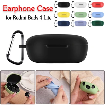Силиконови калъфи за безжични слушалки Redmi Рецептори 4 Lite Защитен калъф за защита от падане на Тяло с една кука Аксесоари за слушалки