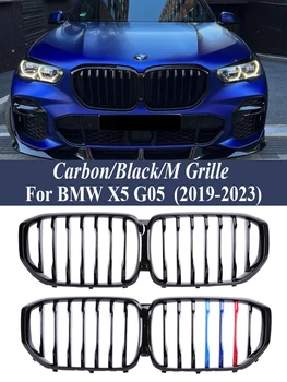 За BMW X5 Серия G05 Предна броня за бъбреците Лъскава черна решетка M Style Facelift Решетки на Капака на Автомобилни аксесоари за джипове X5M 2019-2023