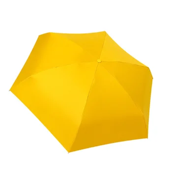 8-Оребрена Мини чадър От Слънцето, Преносим, джобен капсули чадър с предавателна кутия, плажен чадър, Защита от слънце, UV, Сгъваем чадър, Чадър