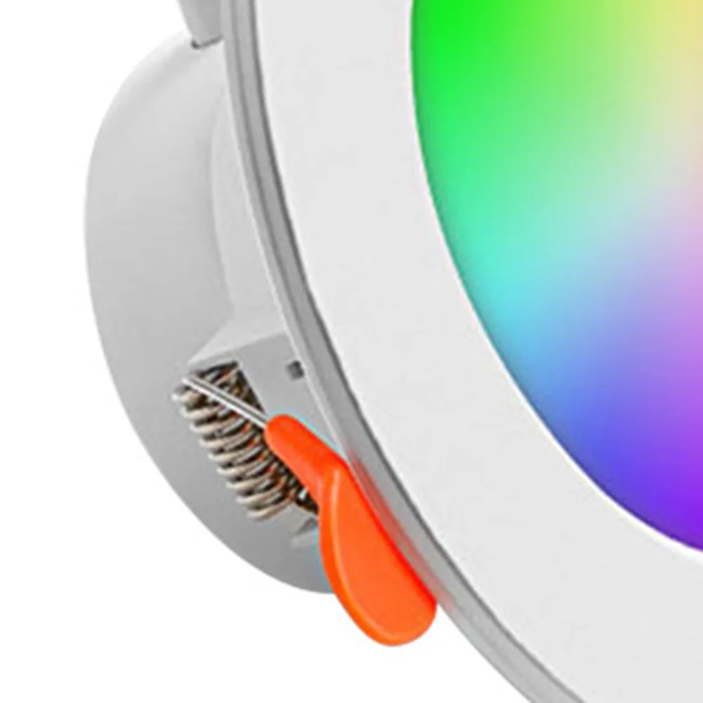 Интелигентен Led лампа Sasha Mesh 10 Вата, съвместим с Bluetooth, RGB Тавана Лампа Smart Life, Хирургична Лампа С Потъмняване, RGB, което променя Топло Студена Светлина