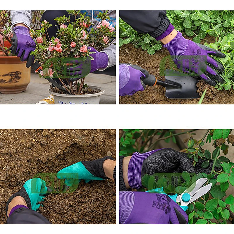 Работни ръкавици, градинарски работни ръкавици, латексови ръкавици, защитни за работа в градината, трайни нескользящие водоустойчив